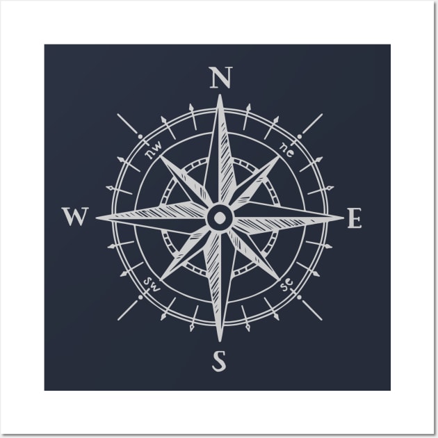 Compass Wall Art by kani